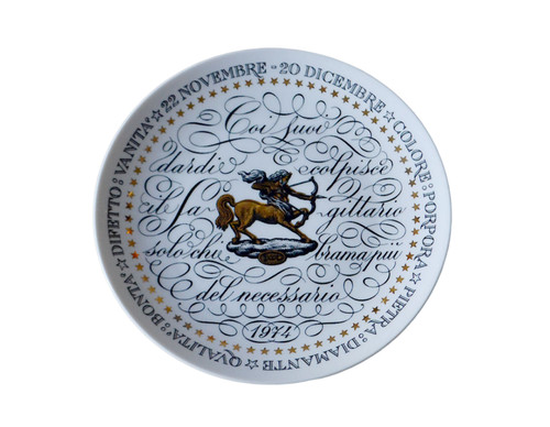Fornasetti zodiac plate - fornasetti,