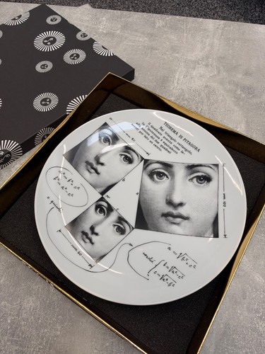 Fornasetti wall plate - wall, e