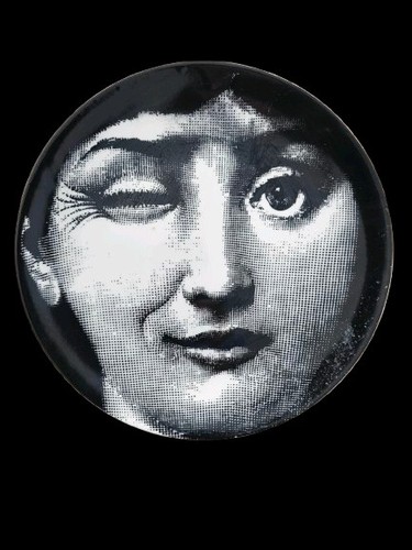 Fornasetti wall plate tema - plate,