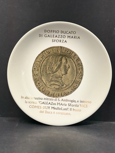 Piero fornasetti sforza plate - fornasetti,